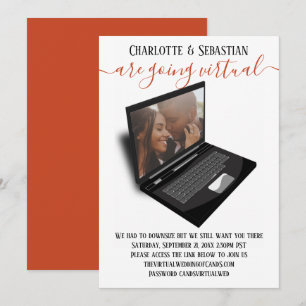 Virtual Wedding Save The Date Photo