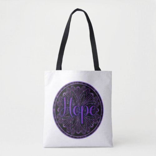 Virtue Hope Mandala Tote Bag