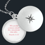 Virtuous Woman Proverbs 31 Silver Necklace<br><div class="desc">Created by Aridesigns.</div>