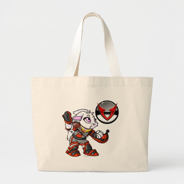 Virtupets Space Station Team Captain 1 Large Tote Bag (Front)