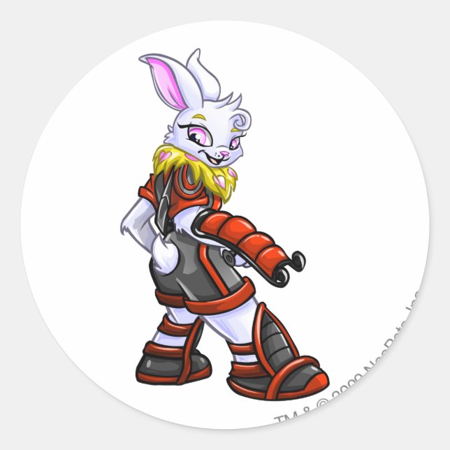 Virtupets Space Station Team Captain 2 Classic Round Sticker (Front)