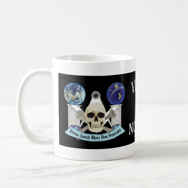Virtus Junxit Mors Non Separabit Coffee Mug (Left)