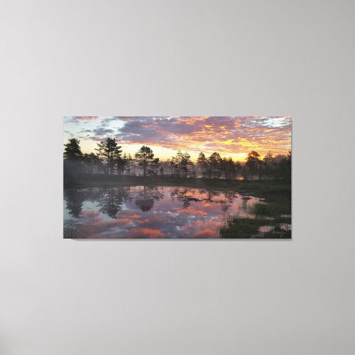 Viru Bog Silence Canvas Print