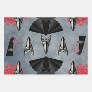 Virus-plagued Plague Doctor Wrapping Paper Sheets