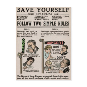 Virus Prevention Postcard