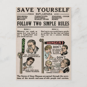 Virus Prevention Postcard