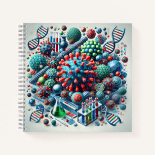 Virus Structures & Genetic Research Notebook