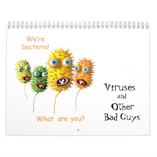 Viruses and Other Bad Guys Calendar