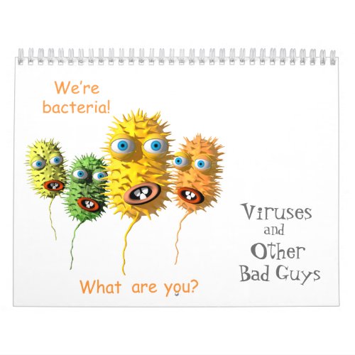 Viruses and Other Bad Guys Calendar