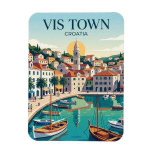 Vis Town Croatia Magnet