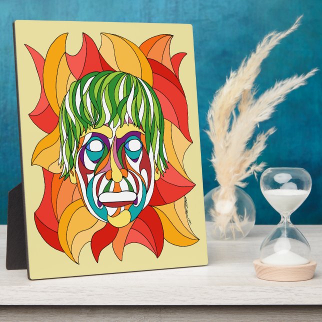 Visage Grimace Plaque (Side)