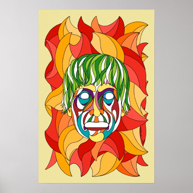 Visage Grimace Poster (Front)