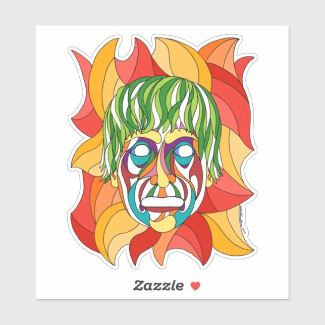 Visage Grimace Sticker (Sheet)