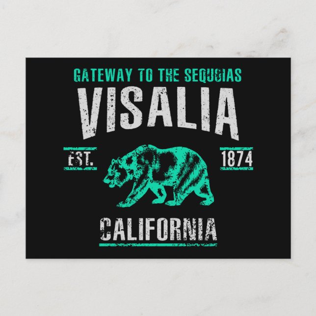 Visalia Postcard (Front)