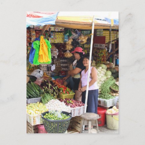 Visayan grocery store postcard