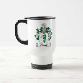 Visconti Family Crest Travel Mug