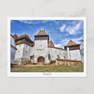 Viscri Fortified Church Postcard