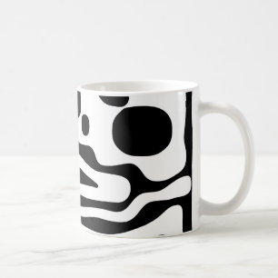 Vise Grip: Abstract Black & White Coffee Mug