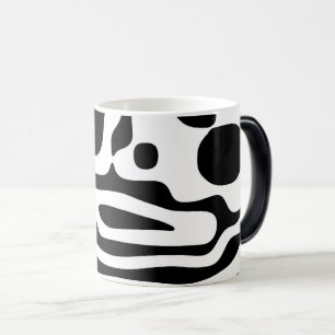 Vise Grip: Abstract Black & White Color Morph Mug