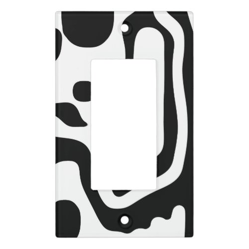 Vise Grip Abstract Black  White Light Switch Cover