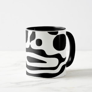 Vise Grip: Abstract Black & White Mug