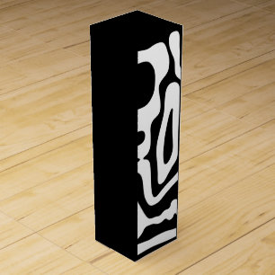 Vise Grip: Abstract Black & White Wine Box