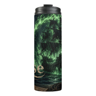 vise haunted pirate ship thermal tumbler