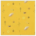 Vishnu Astra Design (Yellow) by Kriyas Collection Fabric