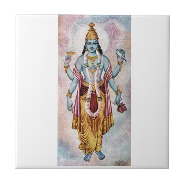 Vishnu Ceramic Tile (Front)