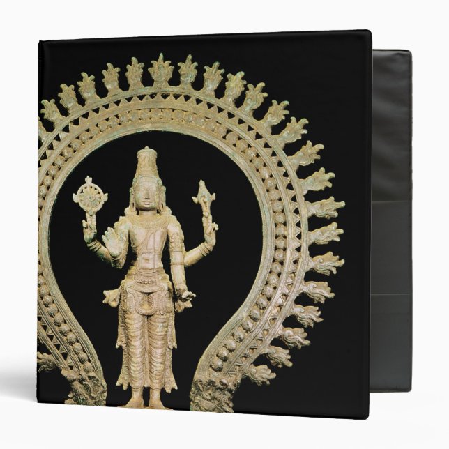Vishnu, Late Chola 3 Ring Binder (Front/Inside)