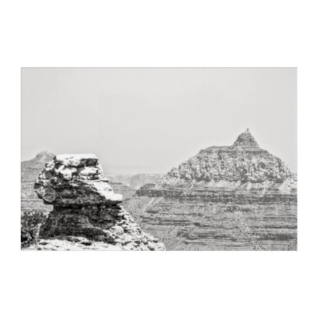 Vishnu Temple Acrylic Print (Front)