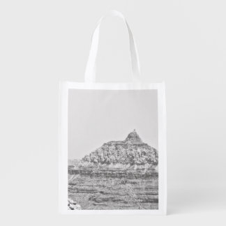 Vishnu Temple Grocery Bag