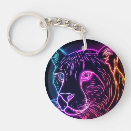 VISHNX Custom QR Code Business Brand Minimalist Ke Keychain