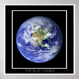 Visible Earth: The Blue Marble Poster