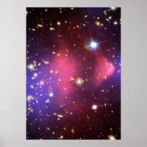 Visible_Light and X_Ray Composite Image of Galaxy Poster