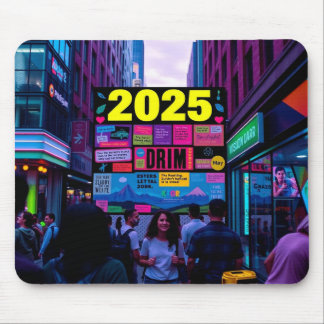"Vision 2025" Urban Inspiration Mouse Pad