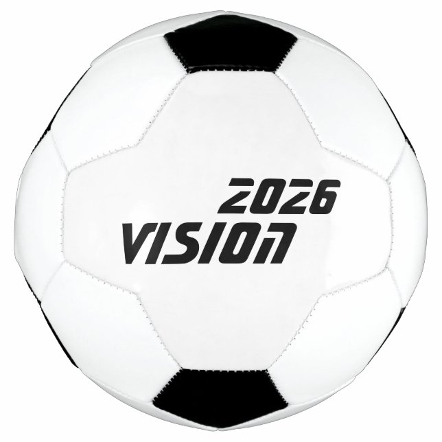 Vision 2026 Soccer Ball for Training Practice Game (Front)