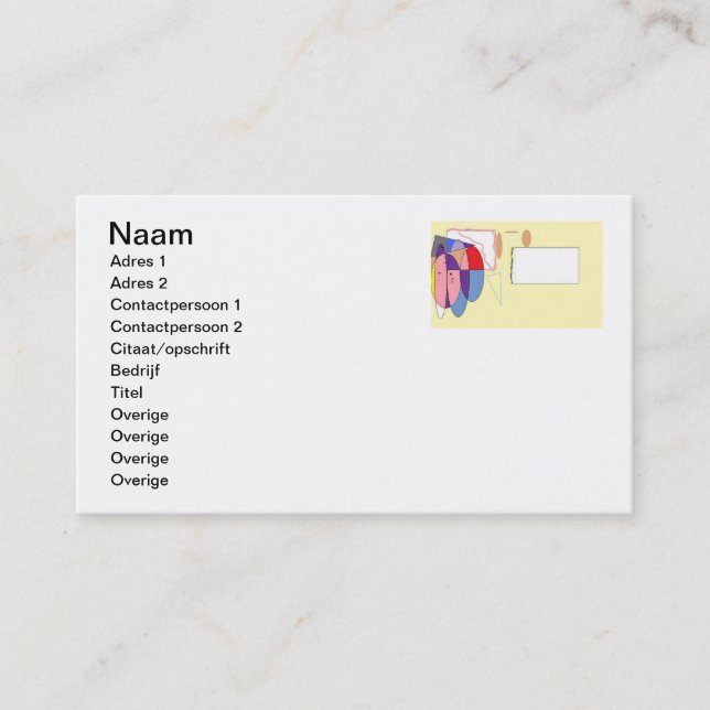 Vision Business Card (Front)