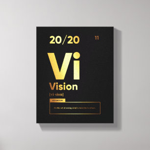 Vision Definition   Motivational Quote Wall Art