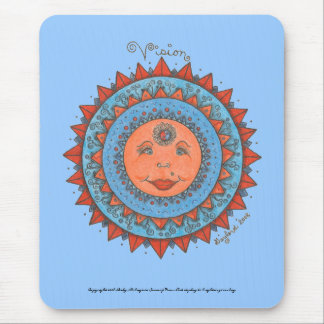 Vision - Design 1 Mousepad (light blue)