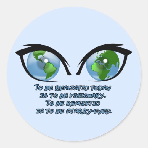 Vision Earth Day Stickers