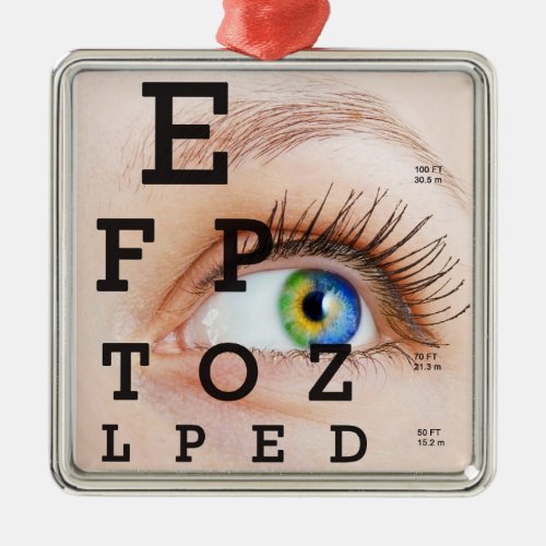 Vision  Eye Doctor _ SRF Metal Ornament