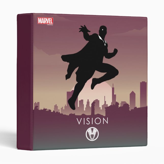 Vision Heroic Silhouette 3 Ring Binder (Front/Spine)