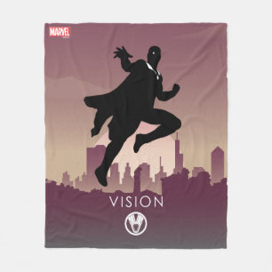 Vision Heroic Silhouette Fleece Blanket