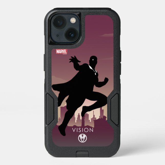 Vision Heroic Silhouette Otterbox iPhone Case (Back)