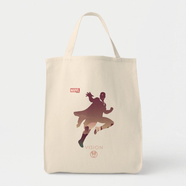 Vision Heroic Silhouette Tote Bag (Front)