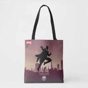 Vision Heroic Silhouette Tote Bag