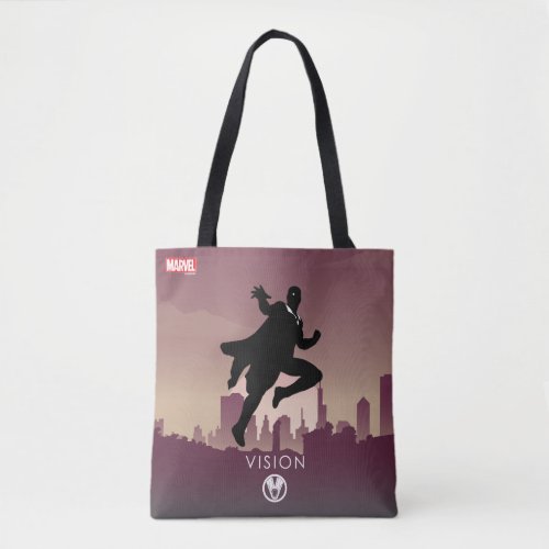 Vision Heroic Silhouette Tote Bag