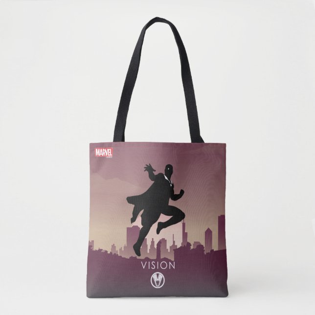Vision Heroic Silhouette Tote Bag (Front)