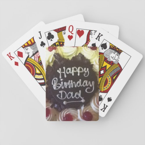 Vision Impaired Dad Poker Cards